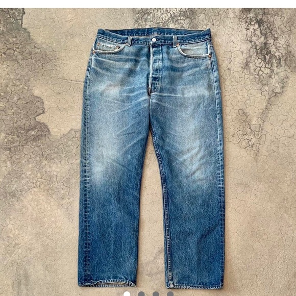 Vintage 501 Levis with the perfect wash Sz 36 x29 - Picture 1 of 8
